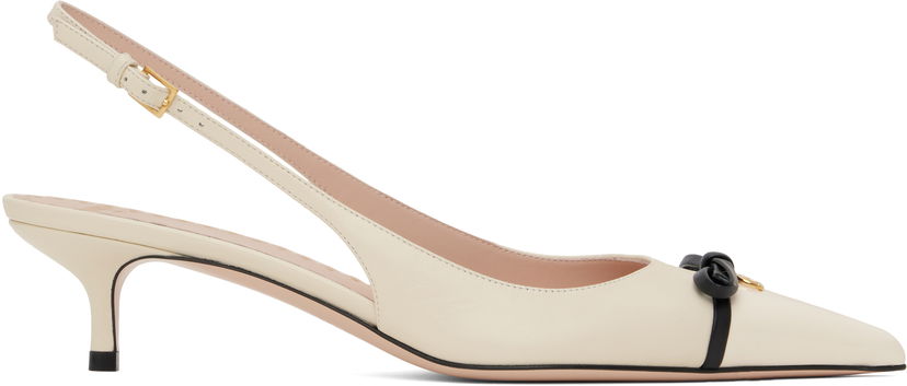 Кросівки та взуття Valentino Valentino Garavani Sling Back Bepointy Heels бежевий | 6W2S0LL3DAL