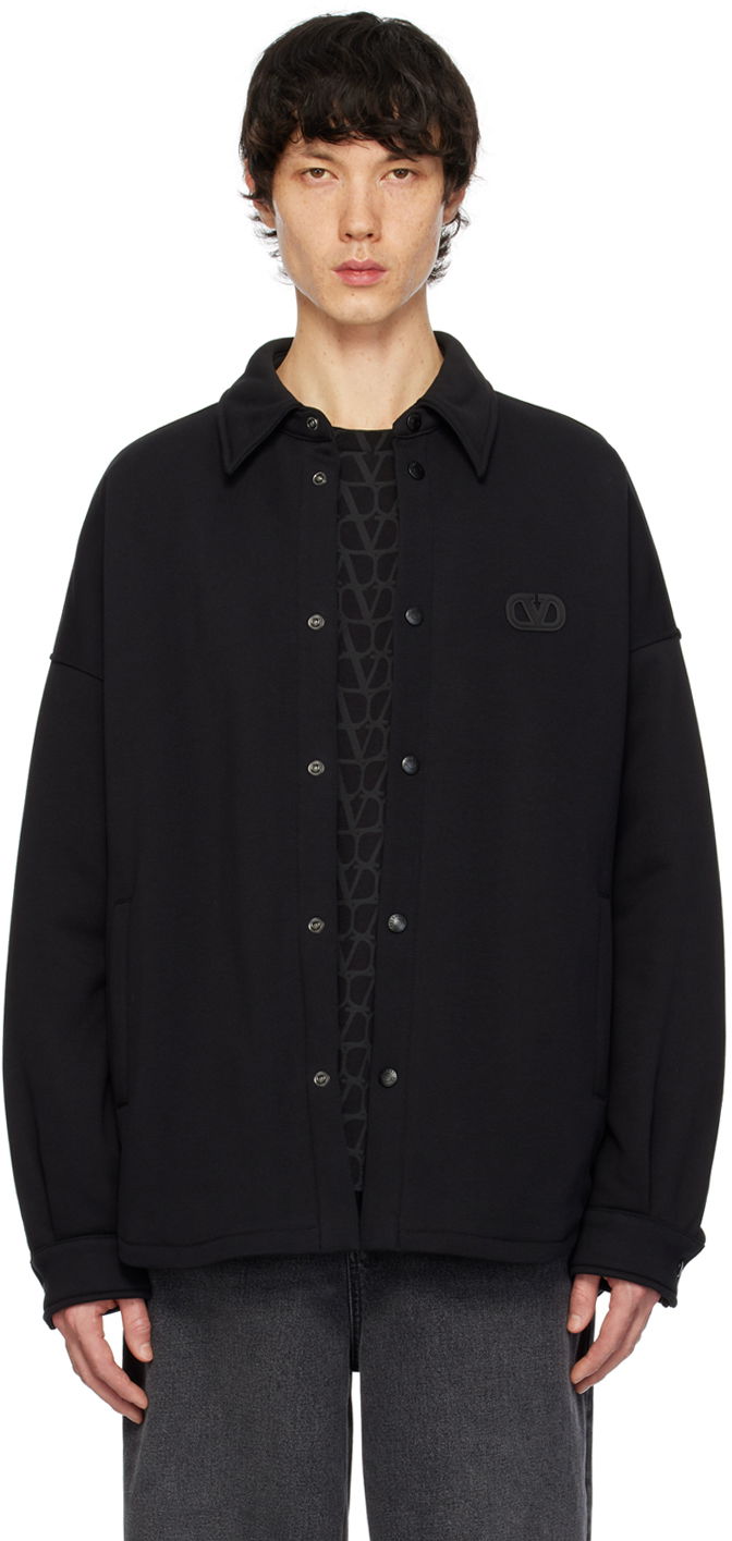 Сорочка Valentino Padded Shirt чорний | 4V3MM00F9V7