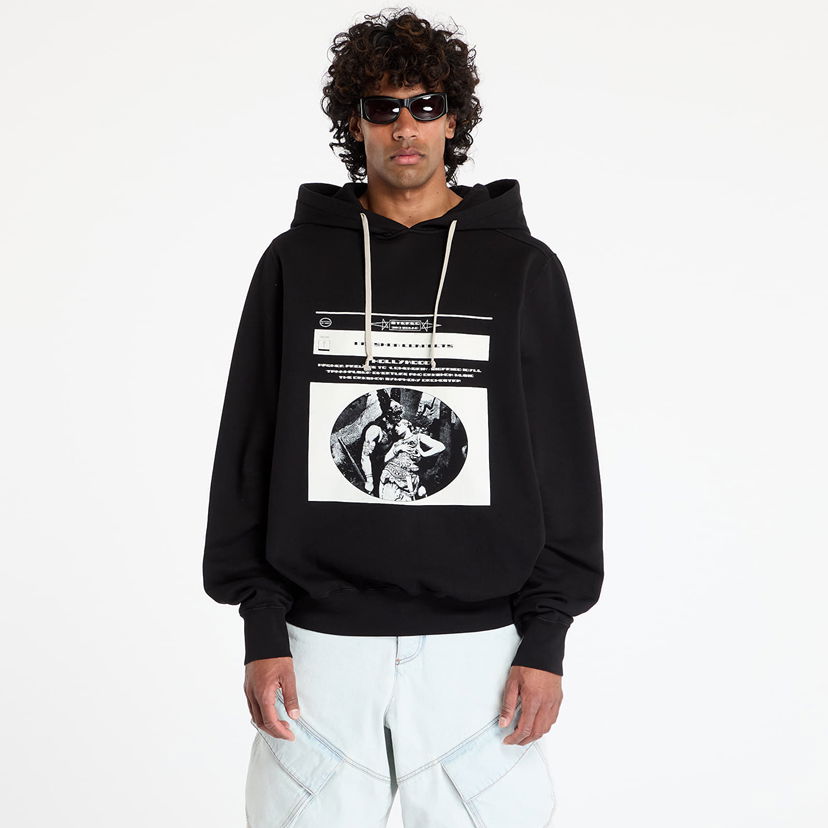 Світшоти Rick Owens DRKSHDW Oversized Hoodie чорний | DU01E3262 FEP1P 0911
