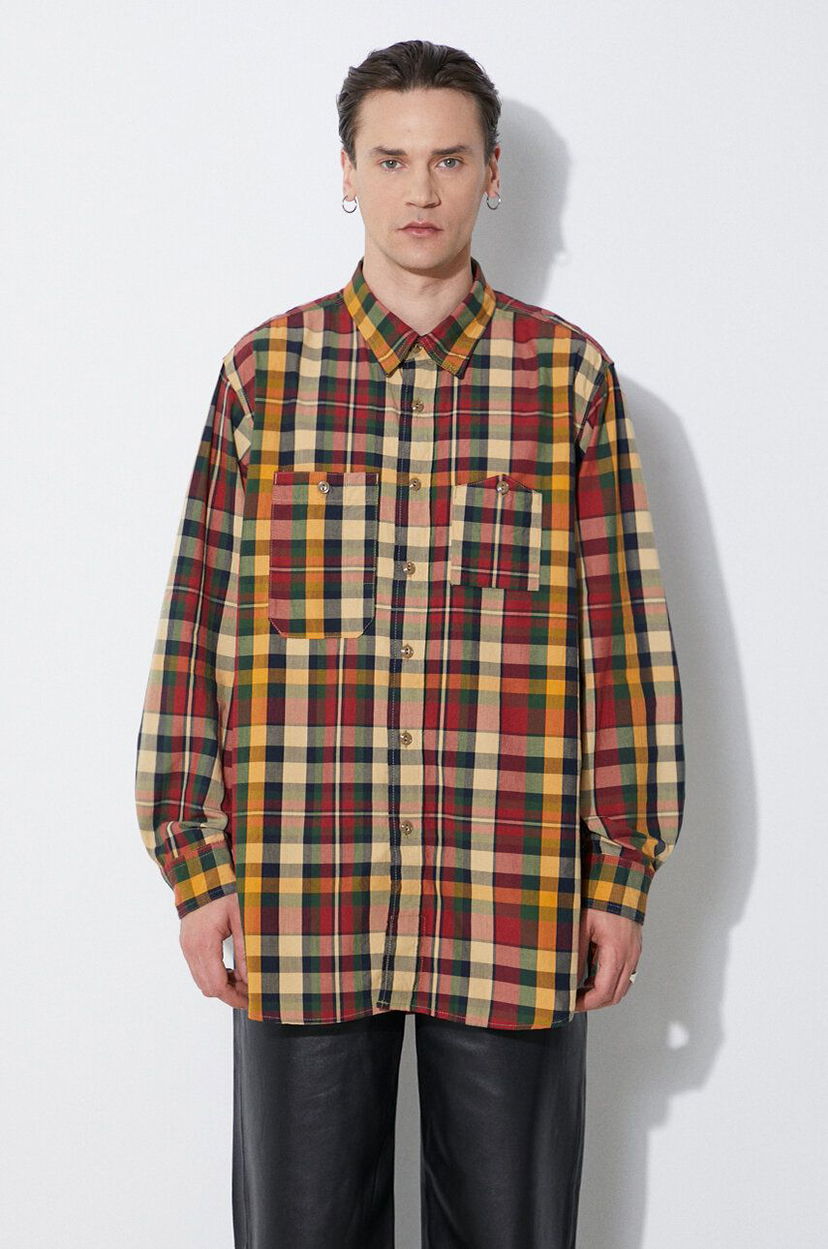 Сорочка Engineered Garments Engineered Garments Work Relaxed Fit Plaid Button-Down Shirt Різнокольоровий | OR029.ES058