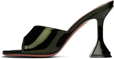 Кросівки та взуття Amina Muaddi Lupita Slipper Heeled Sandals Зелений | LUPITA SLIPPER MIRROR, 2