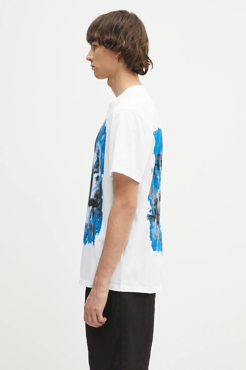Футболка Helmut Lang Helmut Lang Scribble Graphic T-Shirt білий | P02HM509, 1