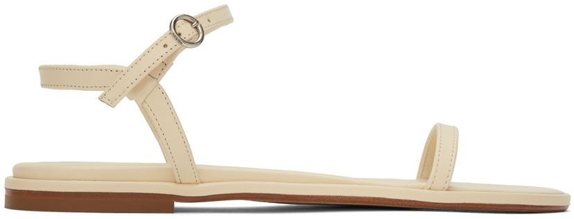 Аксесуари Aeyde Aeyde Nettie Leather Sandals бежевий | A11-FS-TATD08FL-123-100-007