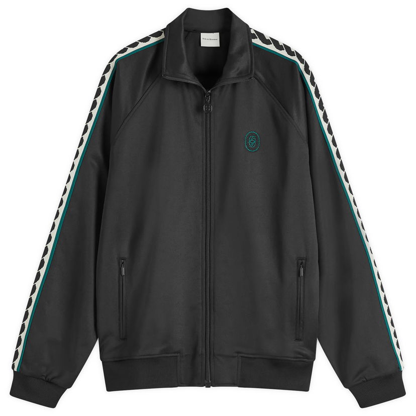 Куртка Drôle de Monsieur Taping Track Jacket чорний | PERM-SJ007-PL135-BL