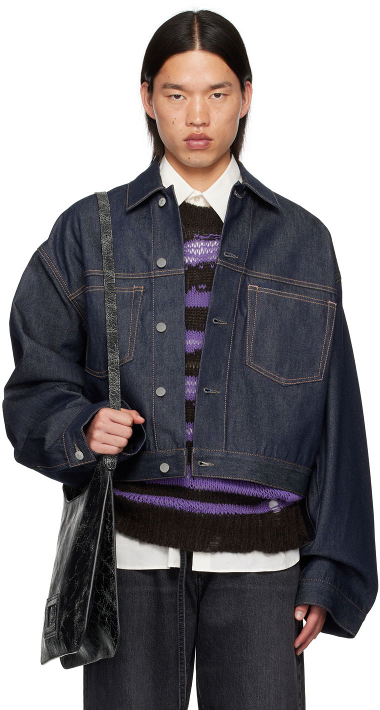 Куртка Acne Studios Blue Patch Pocket Denim Jacket Синій | C90182-