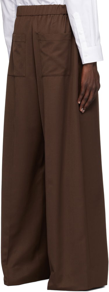 Штани Simone Rocha Simone Rocha Wide Leg Drawstring Trousers Коричневий | 4143D 1217, 2