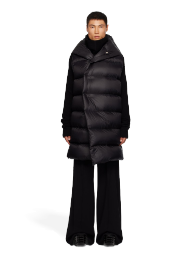 Жилет Rick Owens Hooded Down Vest чорний | RU02C7999 NPD3
