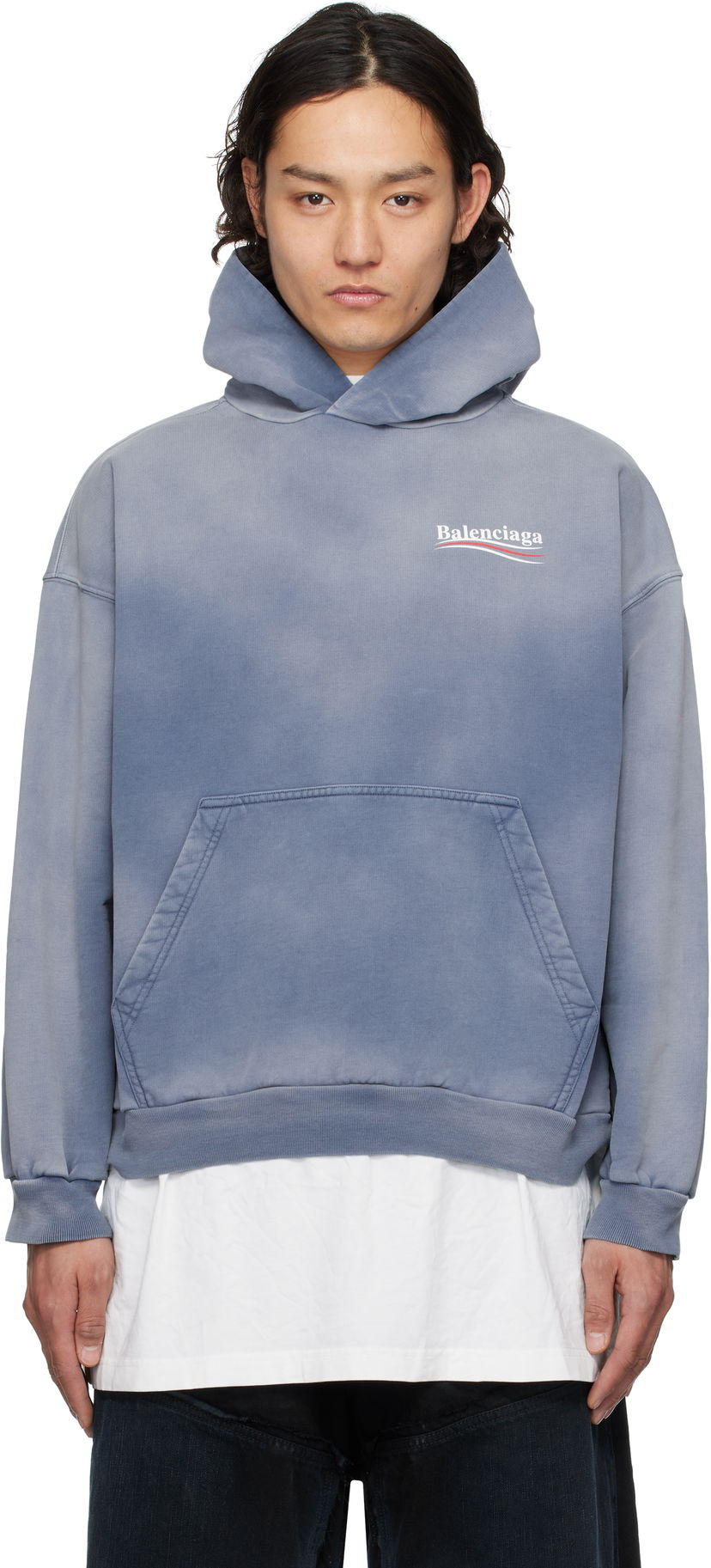 Світшоти Balenciaga Balenciaga Political Campaign Hoodie Синій | 767877TRVB1
