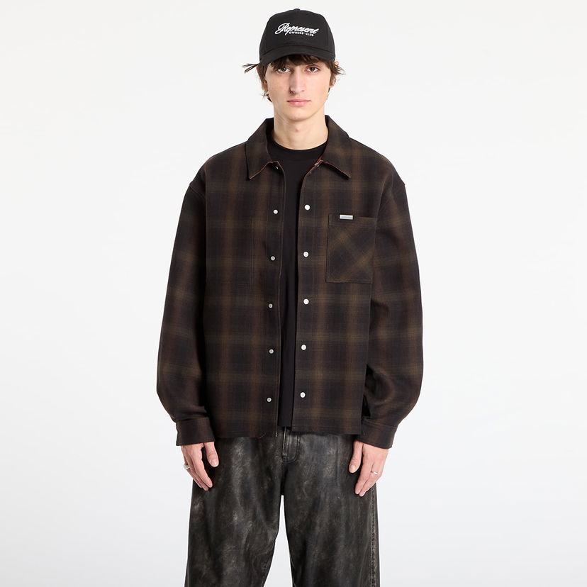 Куртка Represent Clo Bonded Reversible Check Shirt Коричневий | MLM100105-17