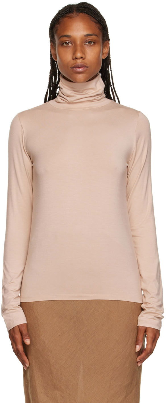 Cветр Baserange Bamboo Turtleneck бежевий | TOTN