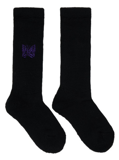 Шкарпетки Needles Pile Socks чорний | LQ048