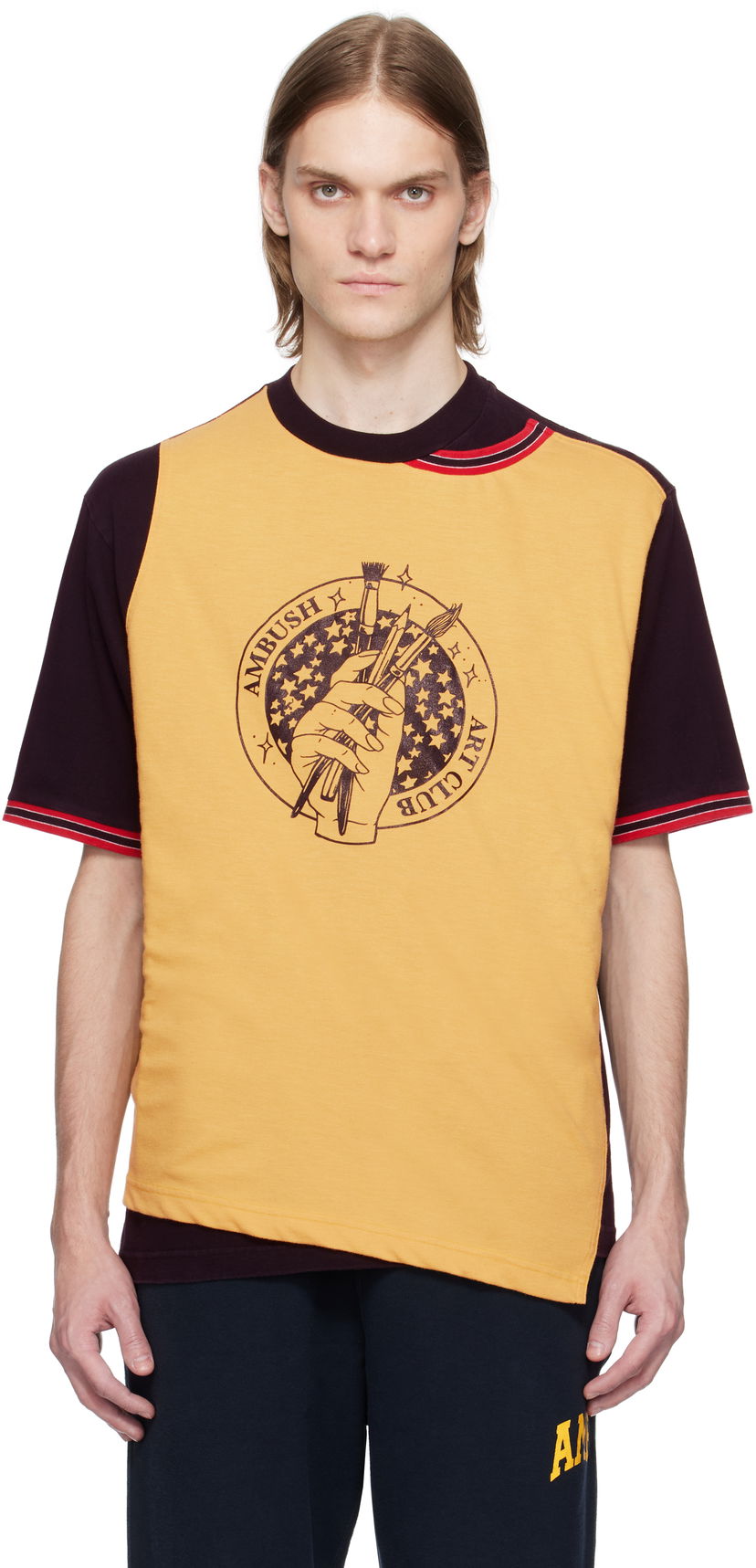 Футболка Ambush AMBUSH Front Layered T-Shirt Жовтий | 12115324