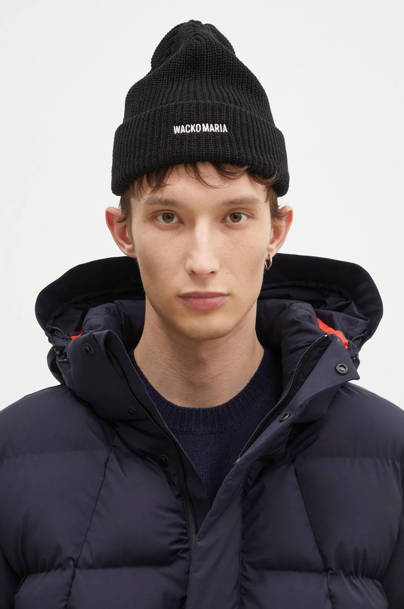Шапка WACKO MARIA Knit Watch Cap чорний | 24FW.WMA.CP04