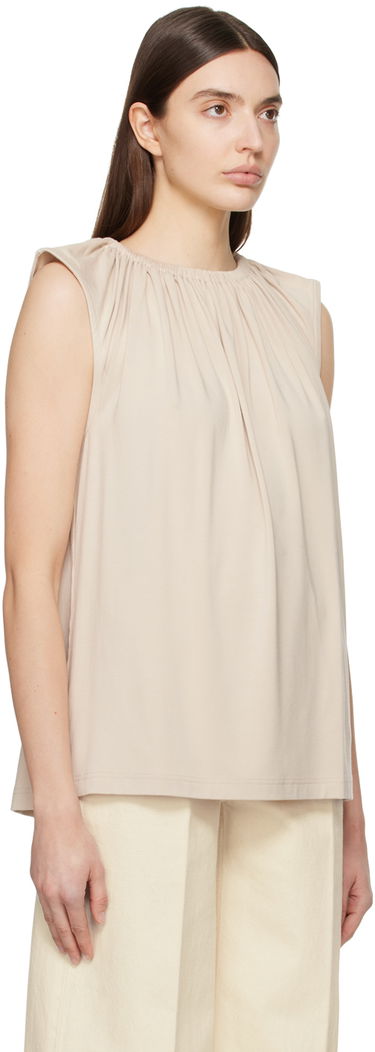 Безрукавка TOTEME TOTEME Women's Crewneck Tank Top бежевий | 242-WRT1716-FB0163, 1