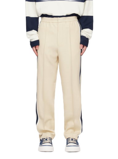Штани AMI Striped Trousers бежевий | UTR217.WV0004