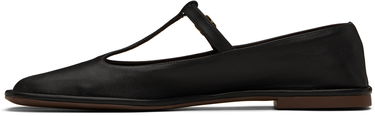 Кросівки та взуття The Row The Row Square T-Strap Ballerina Flats чорний | F1599-SL3, 2