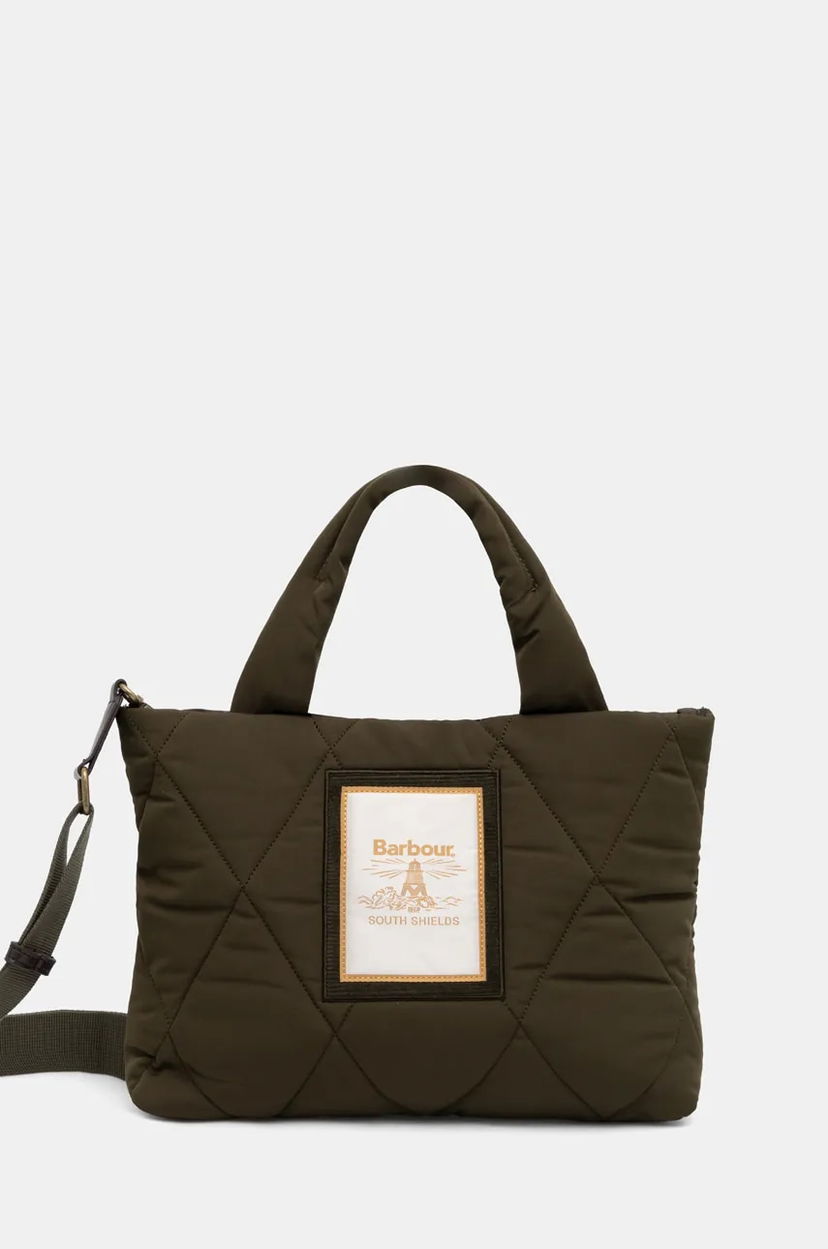 сумка-тоут Barbour Barbour Quilted Tote Bag Зелений | LBA0435