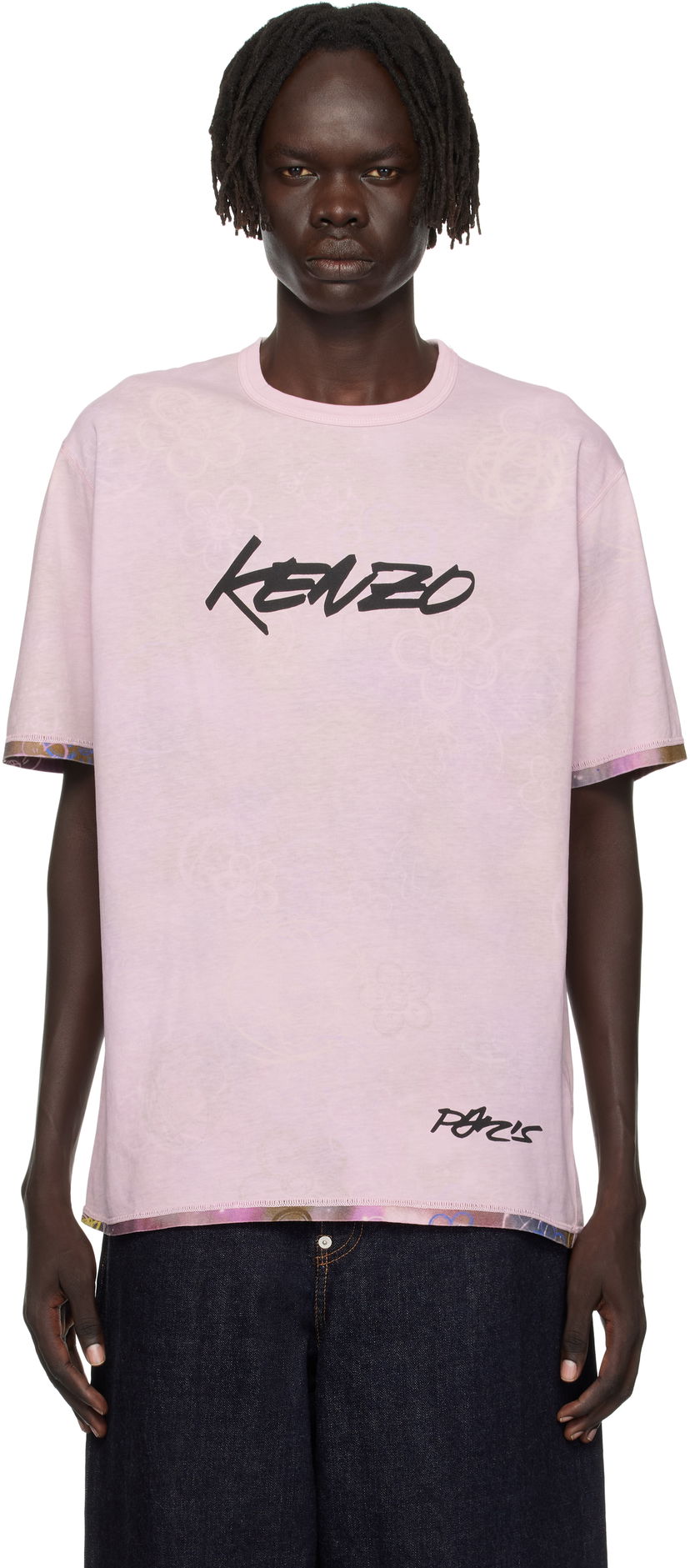 Футболка KENZO Kenzo Paris Futura 2000 Edition Reversible T-Shirt Рожевий | FF65TS2584SG