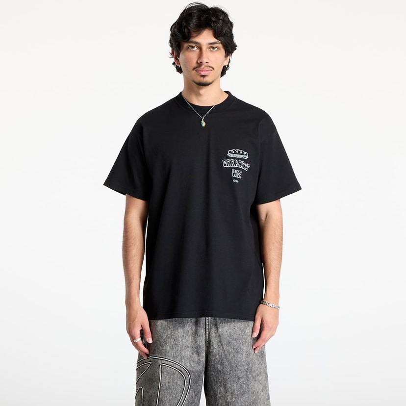 Футболка Carhartt WIP Carhartt WIP Short Sleeve Sandwich T-Shirt чорний | I035230.89XX