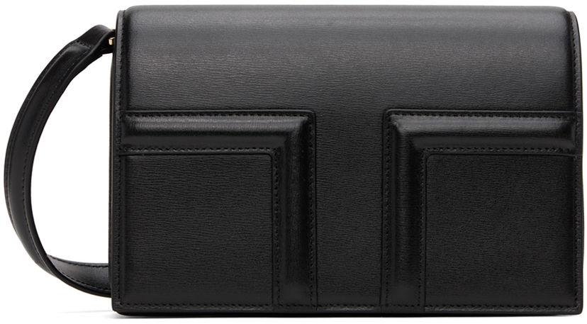 Сумка TOTEME TOTEME Mini T-Flap Shoulder Bag чорний | 244-WAL0049-LE0025