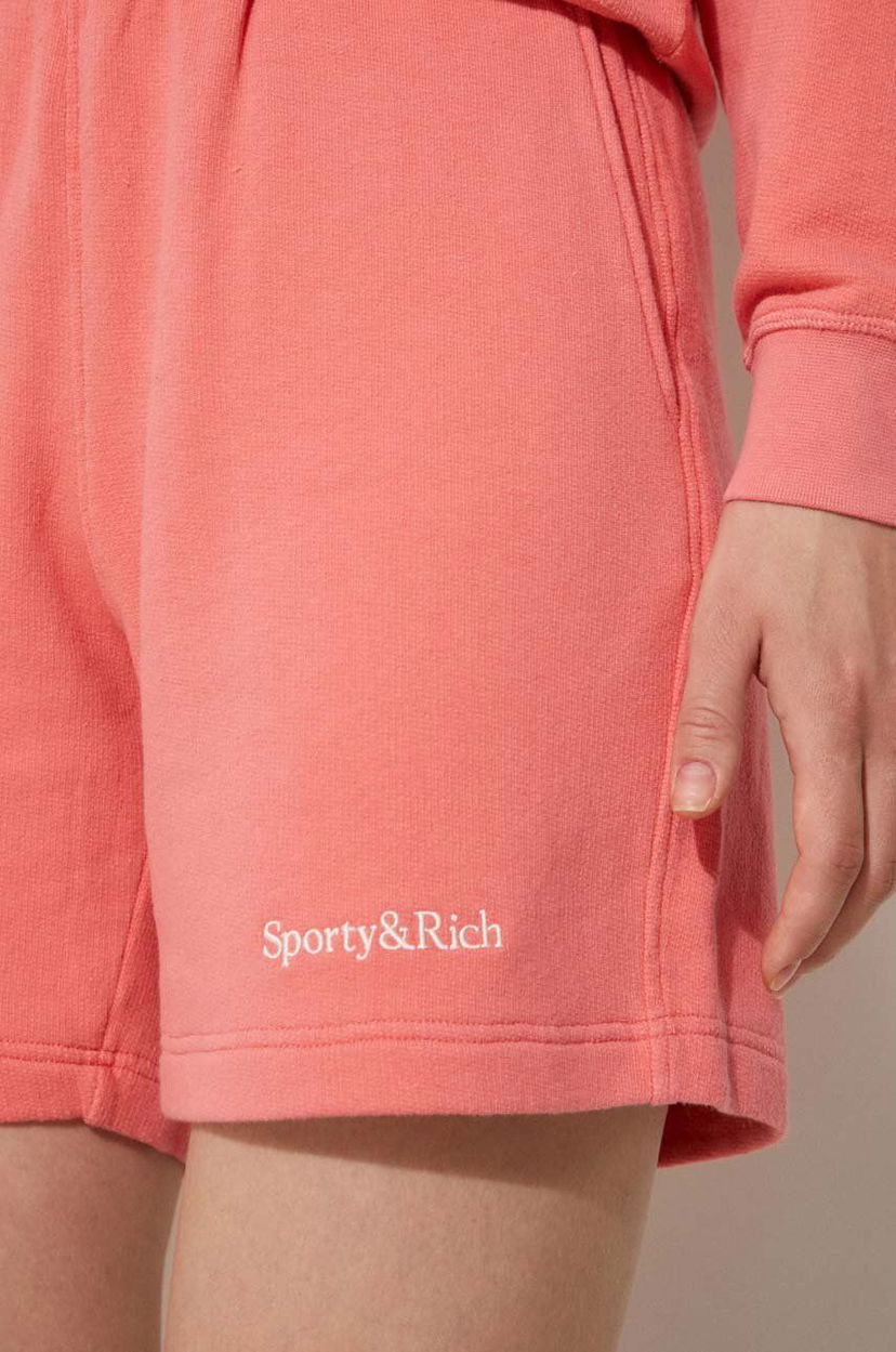 Спортивні штани Sporty & Rich Sweatpants Serif Logo Soft Gym Рожевий | SH007S402SC