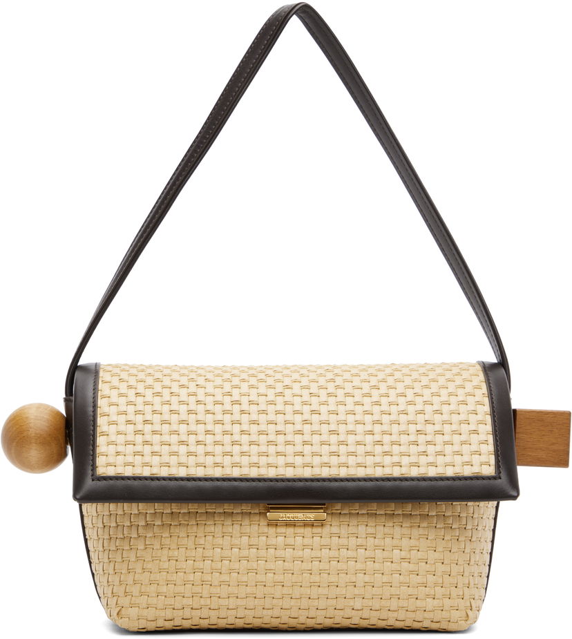 Сумка Jacquemus Jacquemus La Croisière 'The Rond Carré' Shoulder Bag бежевий | 25E243BA383-3239