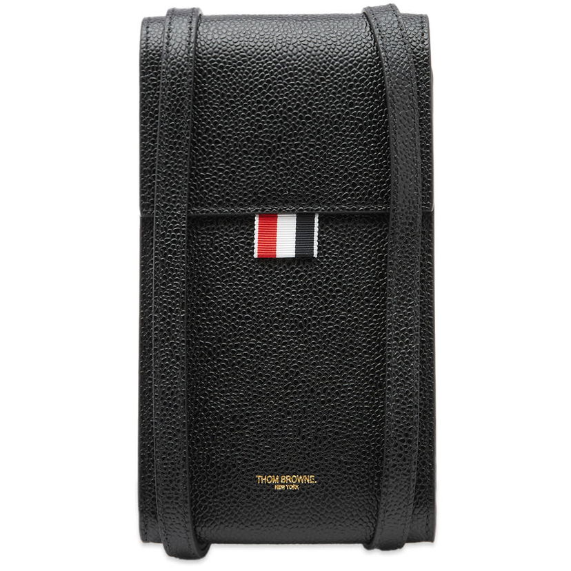 Сумка Thom Browne Thom Browne Pebbled Leather Phone Crossbody Bag чорний | MAC113A-00198-001