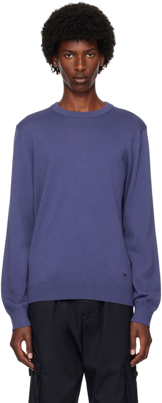 Cветр Paul Smith PS by Paul Smith Organic Cotton Sweater Фіолетовий | M2R-503X-N21858-46A