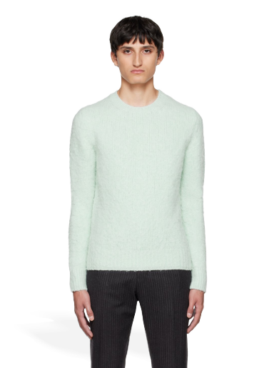 Cветр AMI Crewneck Sweater Зелений | HKS053.028