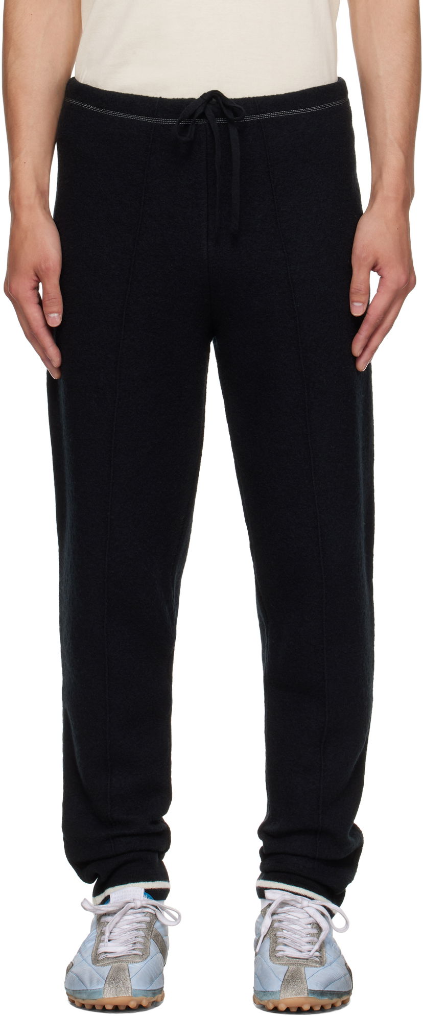 Спортивні штани Maison Margiela Maison Margiela Wool Track Pants чорний | S50KA0683 M13148