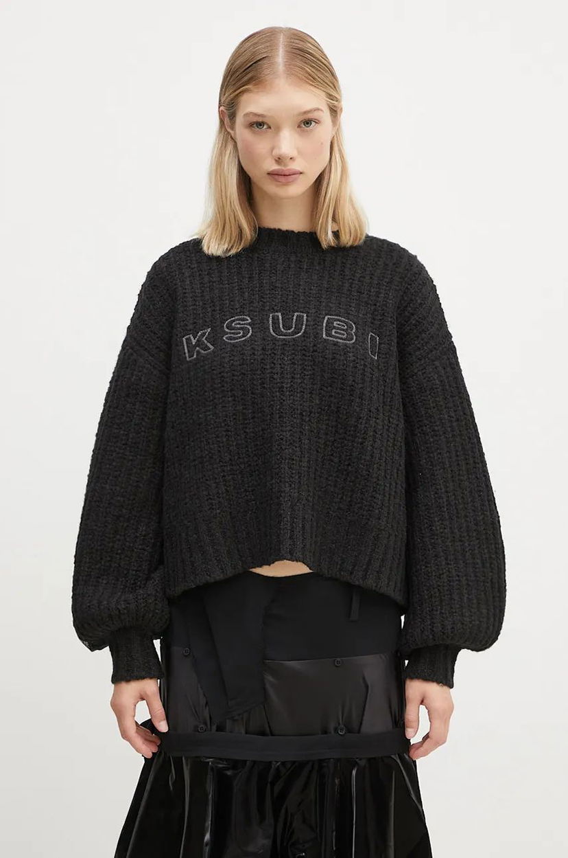 Cветр Ksubi Crewneck Sweater чорний | WFA24KW003