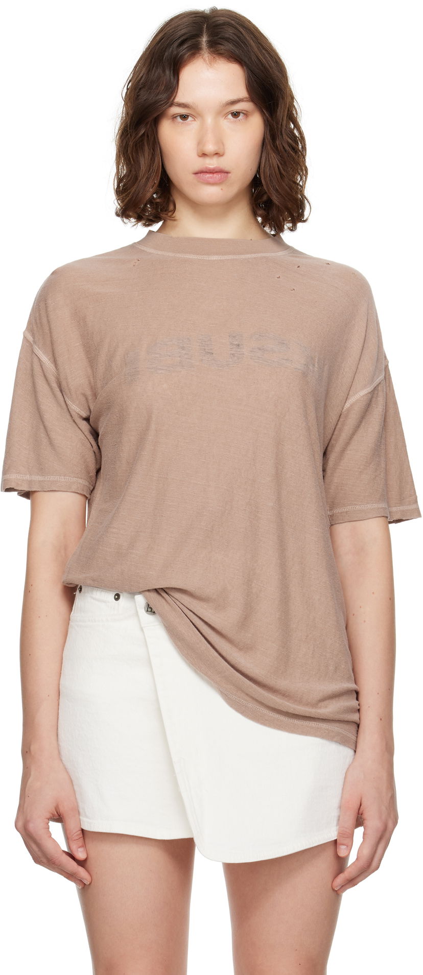 Футболка Ksubi Ksubi Reverse It Oh G S/S T-Shirt Коричневий | WPF25TE022