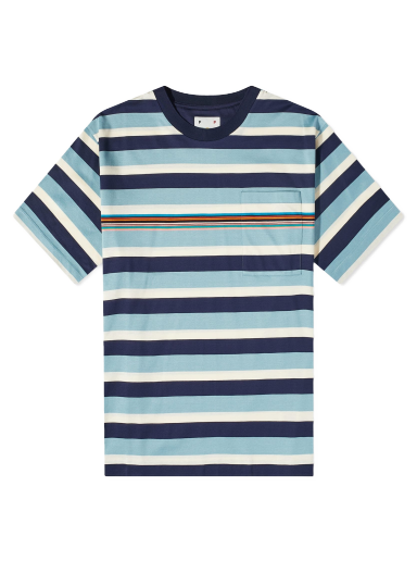 Футболка Pop Trading Company x Paul Smith Stripe Tee темно-синій | M1R-136Y-K02032