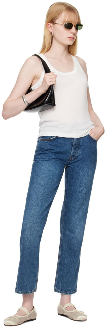 Джинси Anine Bing ANINE BING Benson Straight Jeans Синій | A-06-10010-WHD20, 3
