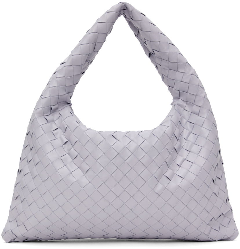 Сумочка Bottega Veneta Small Intrecciato Leather Hobo Bag Фіолетовий | 763966 V3IV1