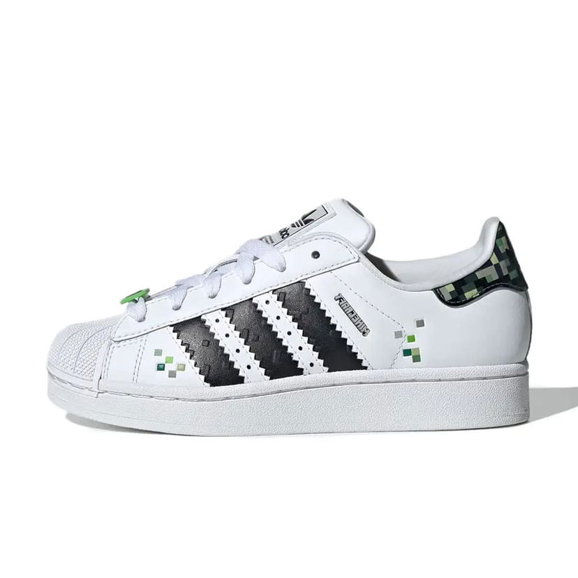 Кросівки та взуття adidas Originals Superstar x Minecraft GS білий | JQ8749