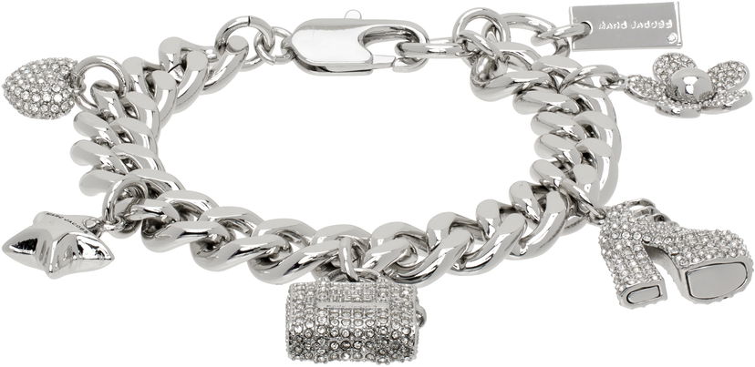 Браслет Marc Jacobs Marc Jacobs The Pave Mini Icon Charm Bracelet Металік | 2R3JBR001J81