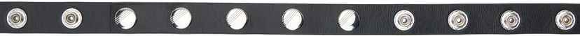 Ремені The Attico Attico Press-Stud Belt чорний | 250WKE00027 LBT019AA