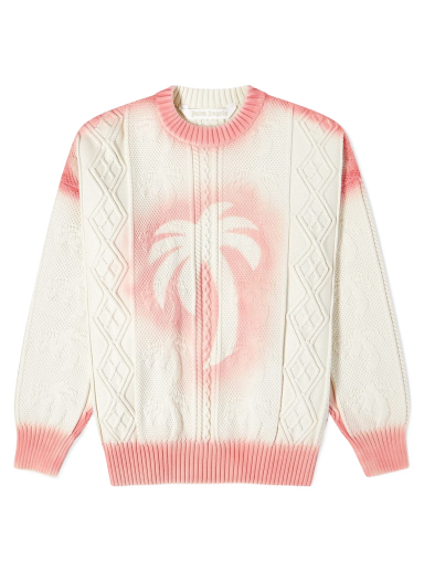 Cветр Palm Angels Sprayed Palm Fishermans Jumper Різнокольоровий | PWHE042S23KNI0010330