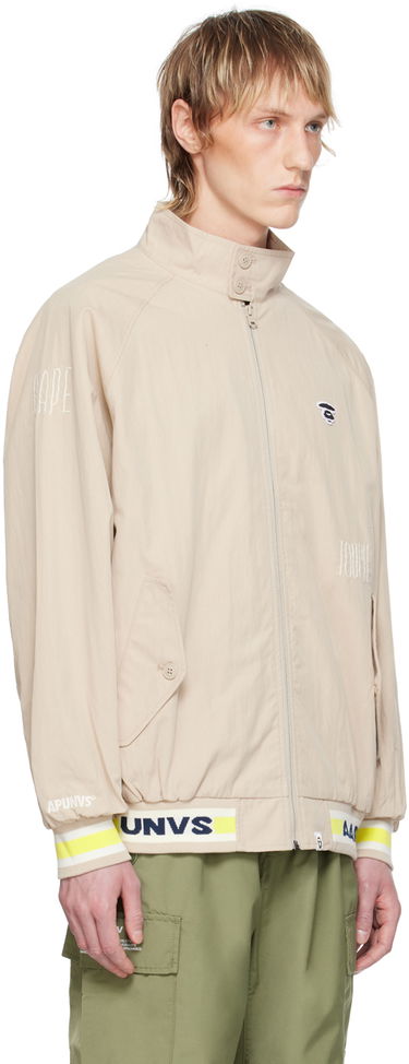 Куртка бомбер AAPE by A Bathing Ape AAPE by A Bathing Ape Lightweight Bomber Jacket бежевий | AAPLJM7643XXMBGE, 1