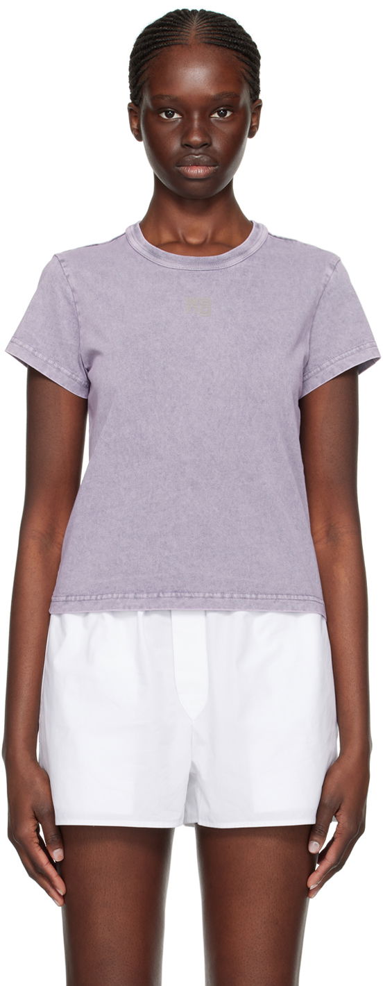 Футболка Alexander Wang Alexander Wang Faded T-Shirt Фіолетовий | 4CC3221358