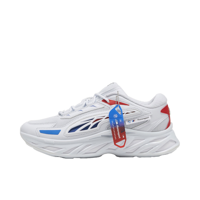 Кросівки та взуття Puma Exotek Nitro BMW Motorsport Silver Mist Pop Red Cool Cobalt Сірий | 308135-02