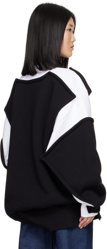Світшоти Jean Paul Gaultier Jean Paul Gaultier 'The Petit Grand' Layered Sweatshirt чорний | 24/30-F-SW040-J057-0100, 2
