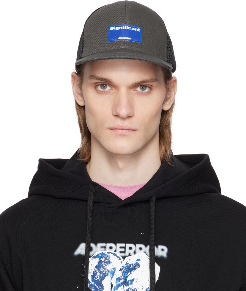 Кепка ADER ERROR Ader Error 'Significant' Tag Trucker Cap Сірий | BM41FYHW0204CC