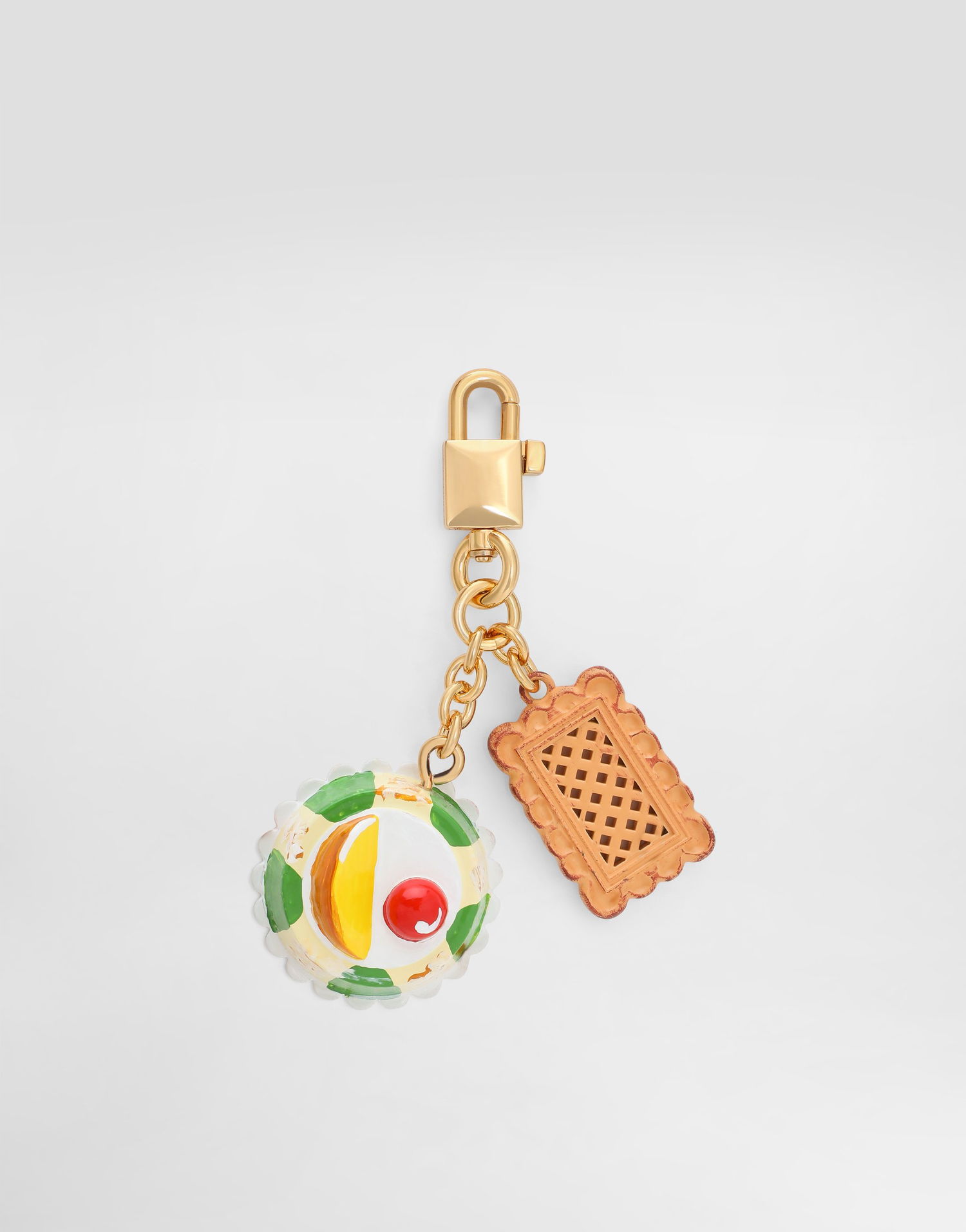 Брелоки Dolce & Gabbana Dolce & Gabbana Cassatina Pastry & Biscuit Keychain Charm Різнокольоровий | BI3411AM25580995, 0