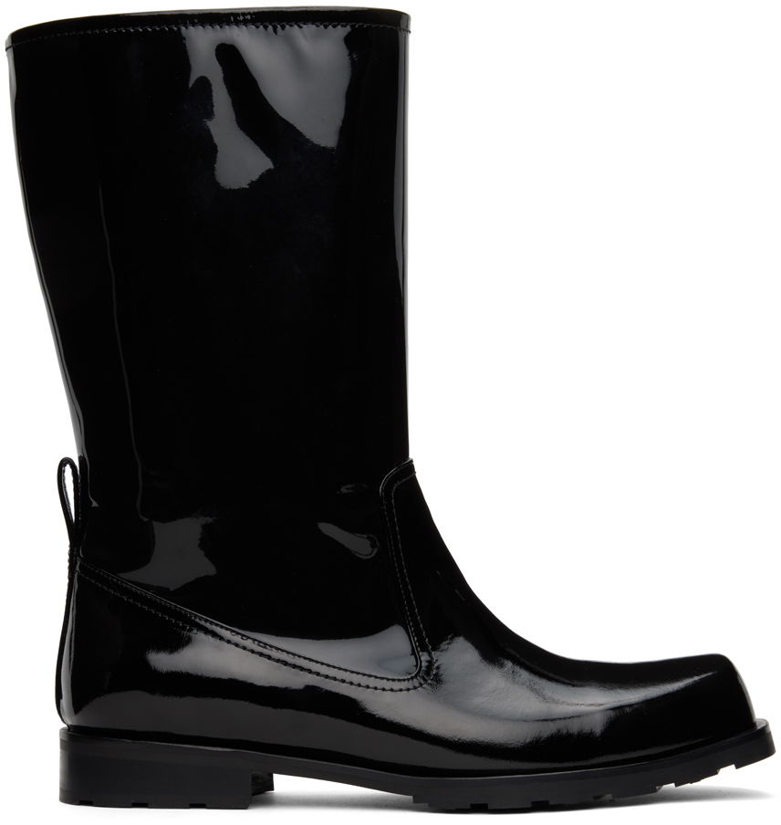 Одяг We11done We11done Enamel Combat Boots чорний | WD-AO3-22-453-M-BK, 0