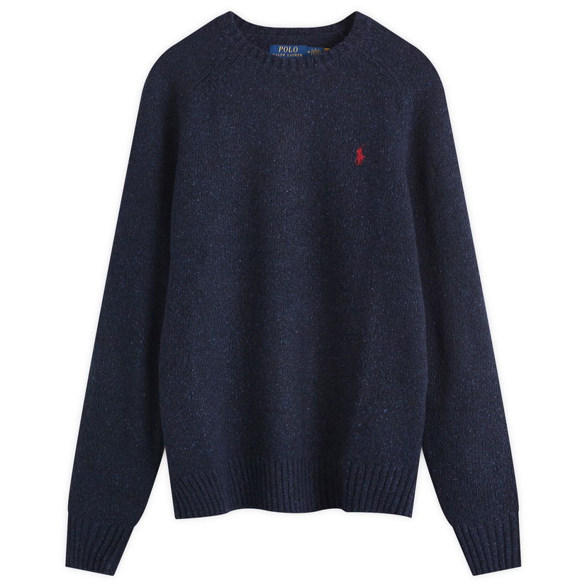Cветр Polo by Ralph Lauren Knit Donegal Sweatshirt Синій | 710946146001
