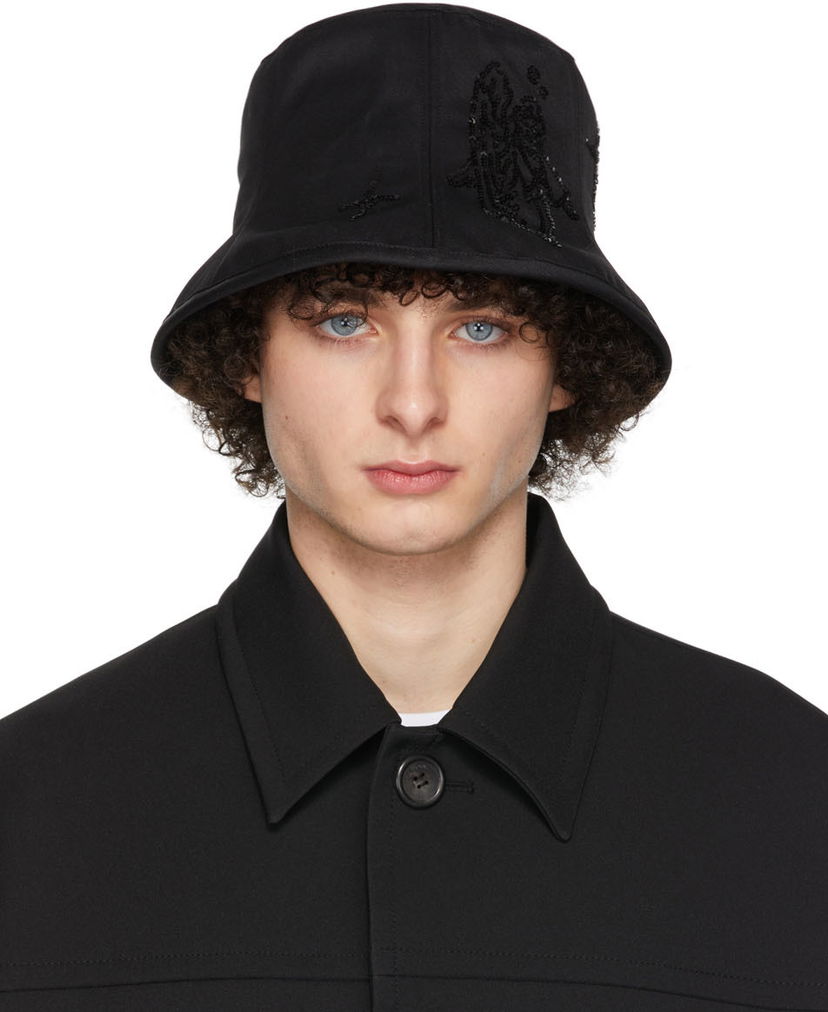 Капелюх We11done We11done Angel Sequin 6-Panel Hat чорний | WD-AH1-22-411-U-BK