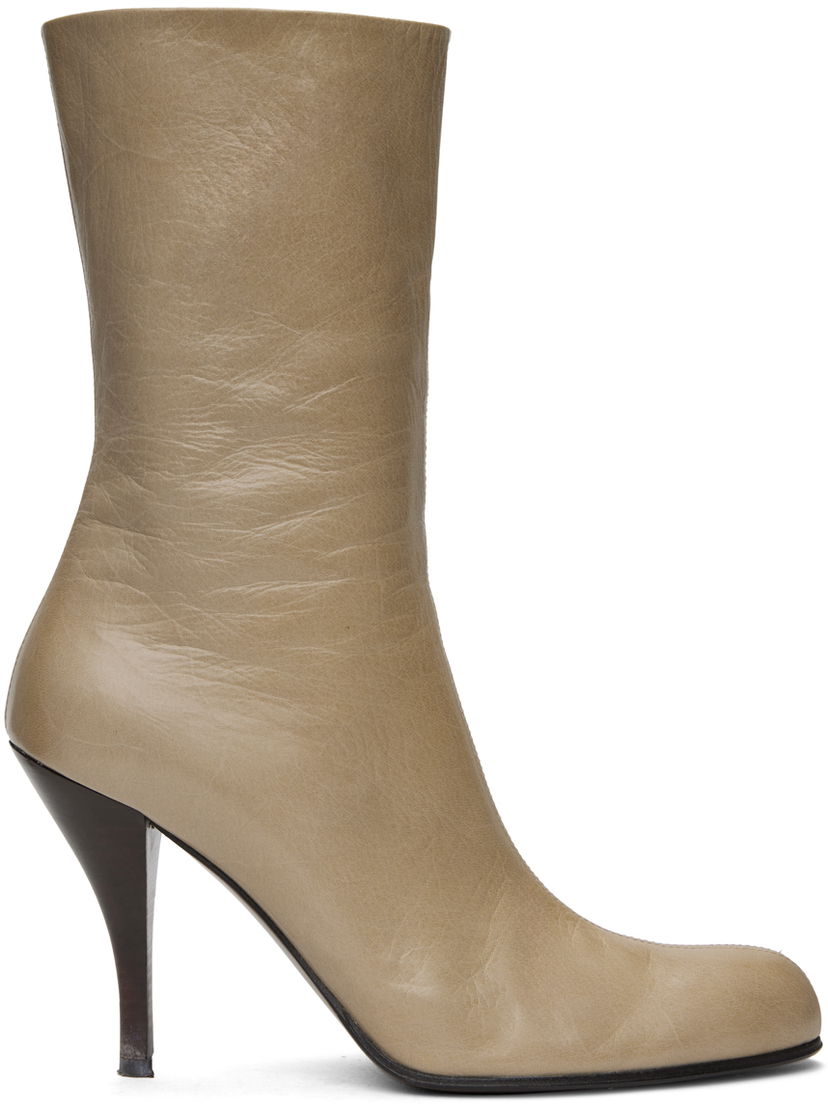 Одяг The Row The Row Liv Kid Leather Boots бежевий | F1472-L34