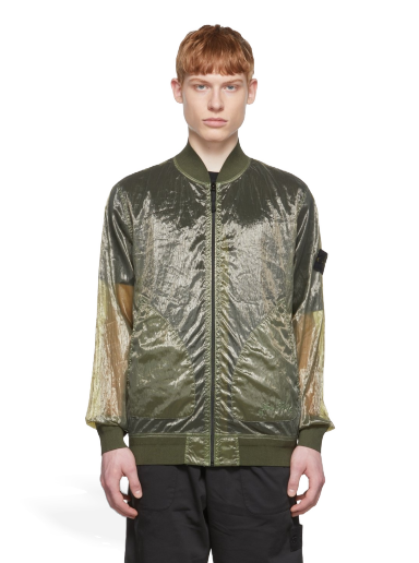 Куртка бомбер Stone Island Nylon Bomber Jacket Зелений | 7615433Q2